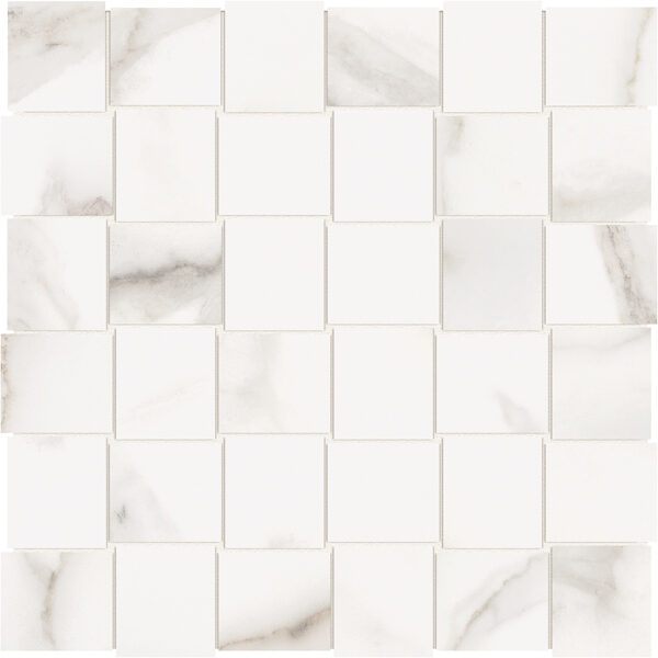 Calacatta Basketweave Mosaic