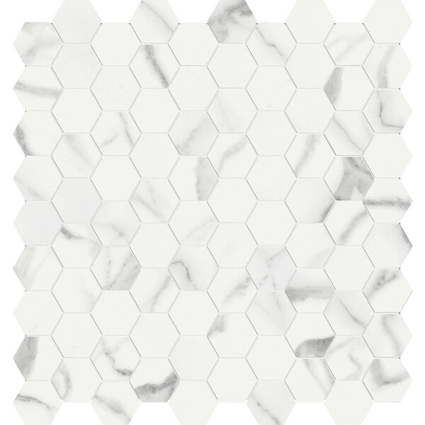 Statuario Hexagon Mosaic