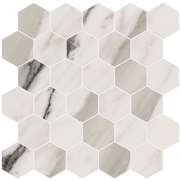 Aria Gold Hexagon Mosaic