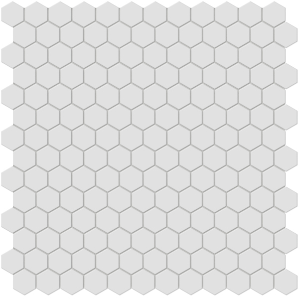 Gallery Grey 1in Hexagon Mosaic