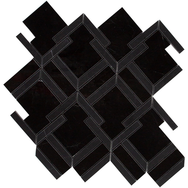 Prestige Mosaic Black Tile