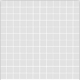 White (Matte) 1x1 Mosaic