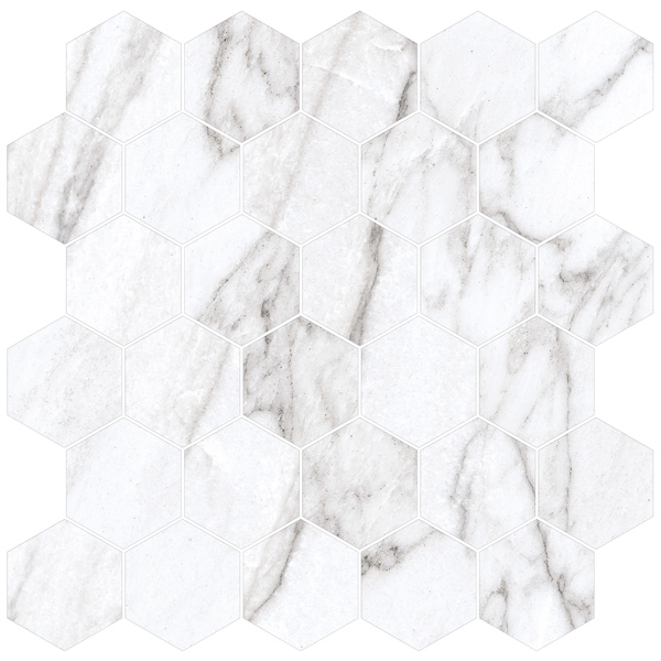 Forte White Hexagon Mosaic