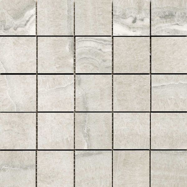 Angora Grey 2x2 Mosaic